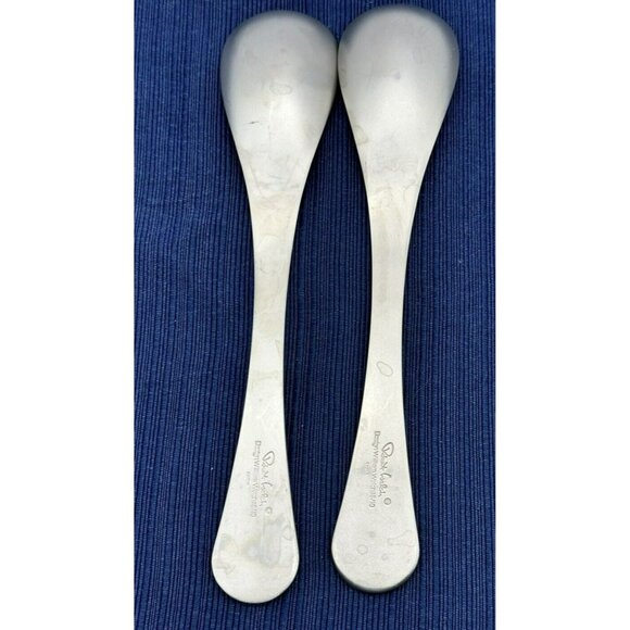 Robert Welch PENDULUM Tablespoon Soup Dot Stainless Satin 7 3/4 inch Lot of 2 - Picture 4 of 6